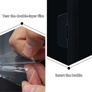 στρογγυλό διαφανές κουτί τούρτας γενεθλίων