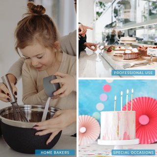 λευκό με παράθυρο ψηλό κουτί κέικ