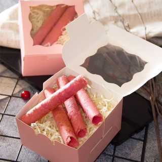 elegantes cajas de cupcakes rosas para publicar