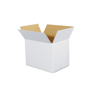 почтовые ящики из гофрированного картона белого цвета