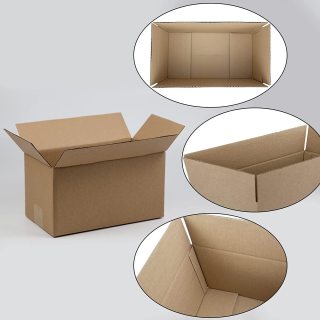 caja de embalaje corrugado universal de los sobres de kraft