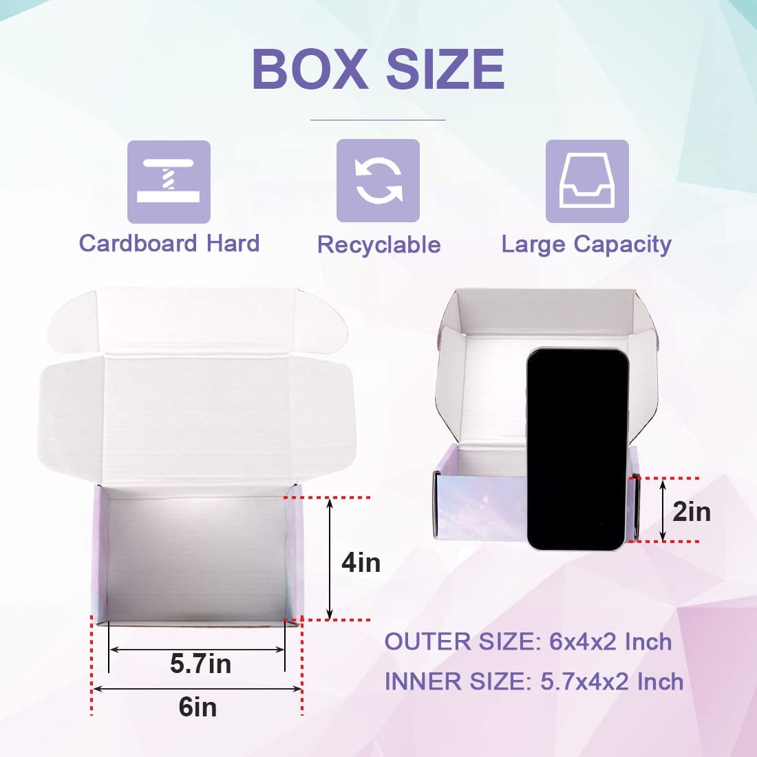 corrugated box for packing