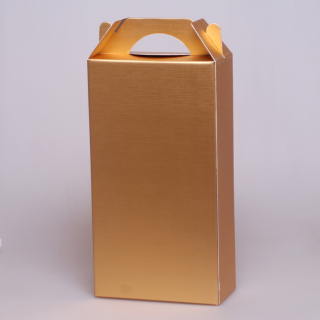 scatole regalo bottiglia di vino rosato champagne