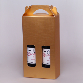 scatole regalo bottiglia di vino rosato champagne