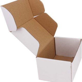 kraft white corrugated mailer boxes