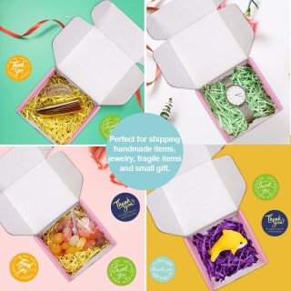 white mailer pink coloured corrugated boxes