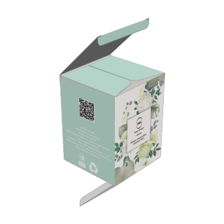 luxo branco para caixas de velas de presente