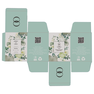 luxo branco para caixas de velas de presente