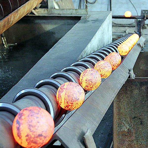 High hardness forged ball