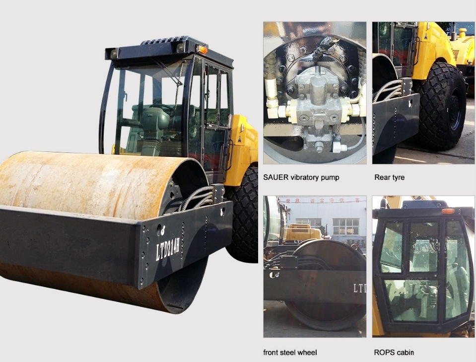 single drum road roller