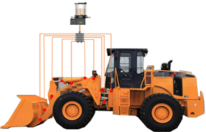 High Performance Compact Wheel Loader with auto lubrication