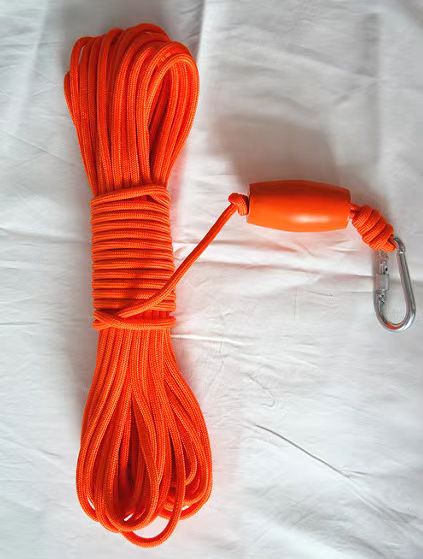 Surface Floating Reflective Floating Orange Water Safety Rescue Rope