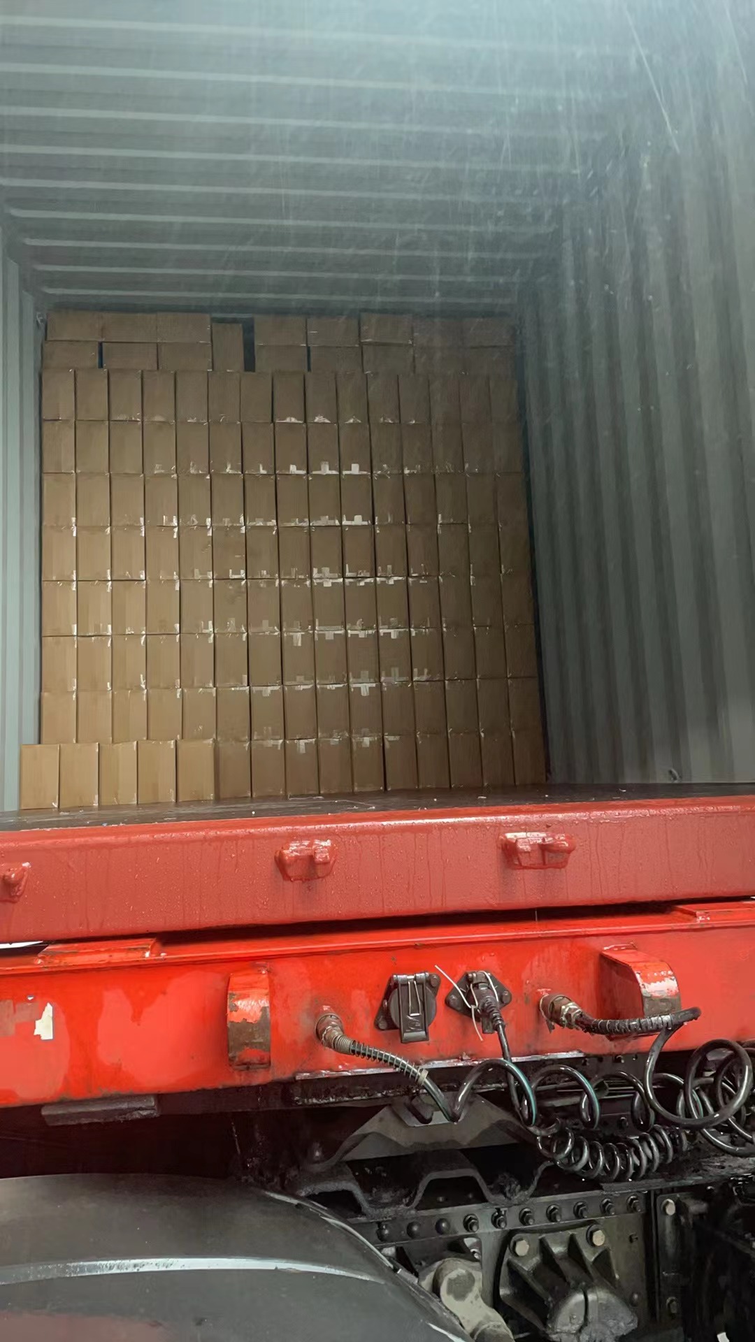 Full container loaded to Norway