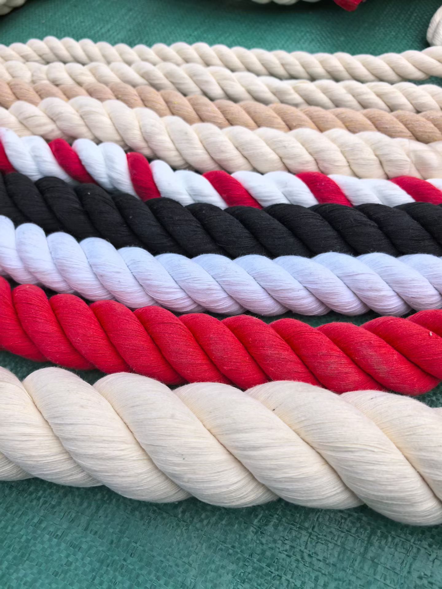 Assorted Colors Natural Soft Strong Twisted Cotton Rope