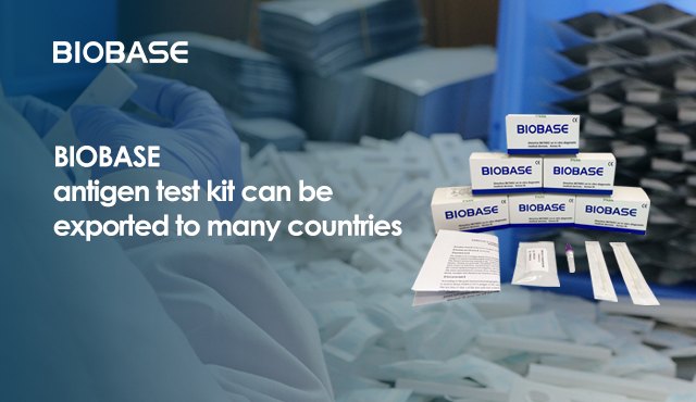 El kit de prueba de antígeno BIOBASE se puede exportar a muchos países