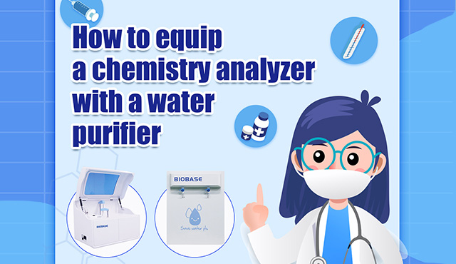 Cómo equipar un analizador químico con un purificador de agua