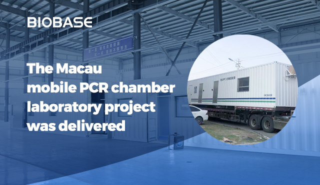 The Macau mobile PCR chamber laboratory project was delivered