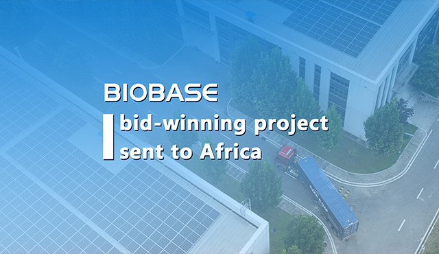 Os produtos vencedores da licitação da BIOBASE foram enviados para África