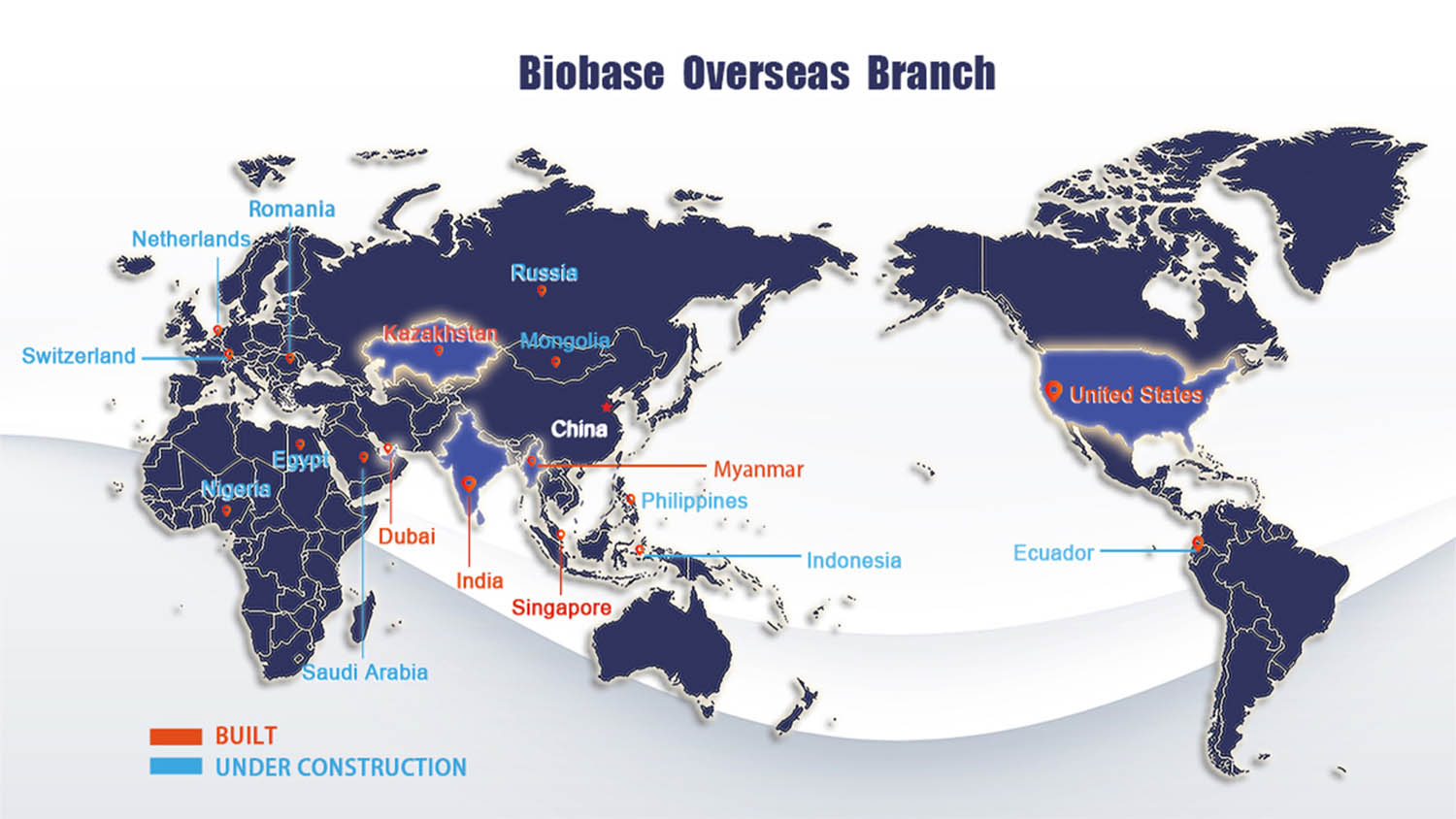 BIOBASE sent nearly 300 laboratory equipment to East Asia