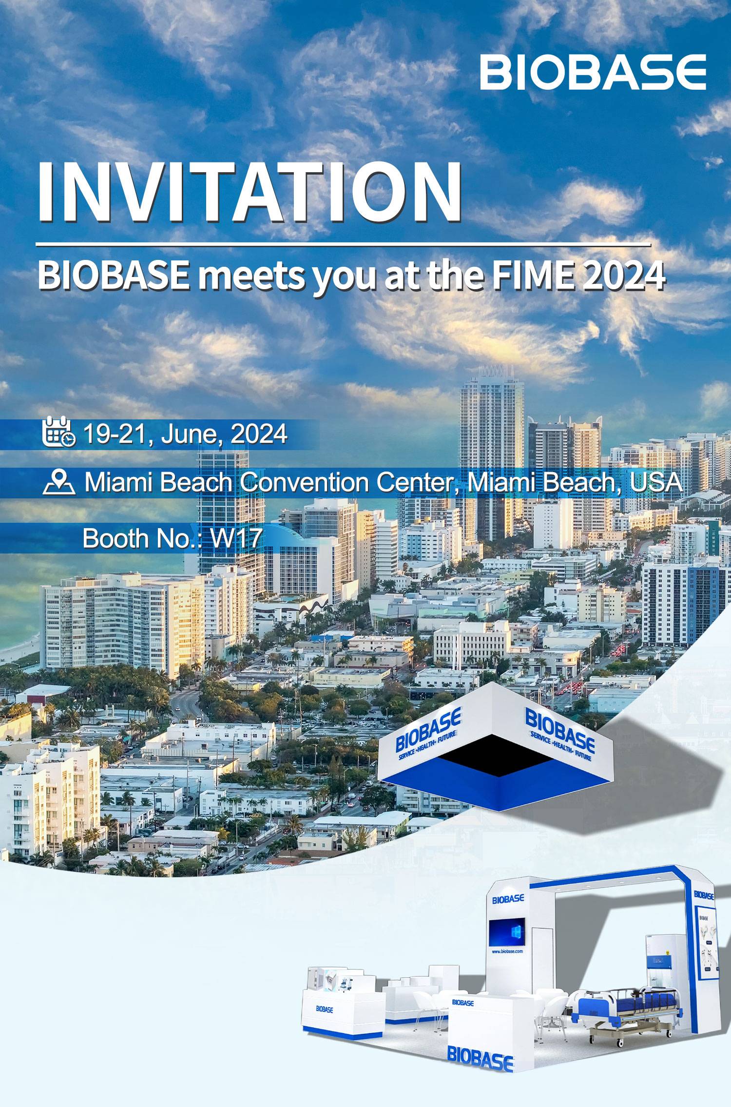 Invitation|BIOBASE meets you at the FIME 2024