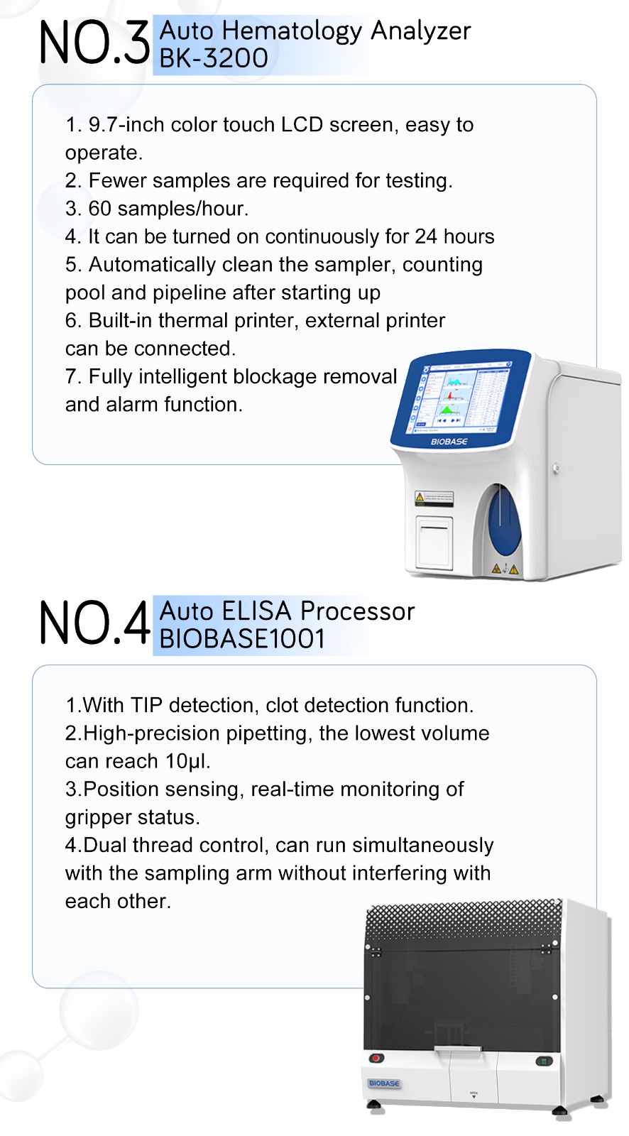 New members of the BIOBASE IVD product family