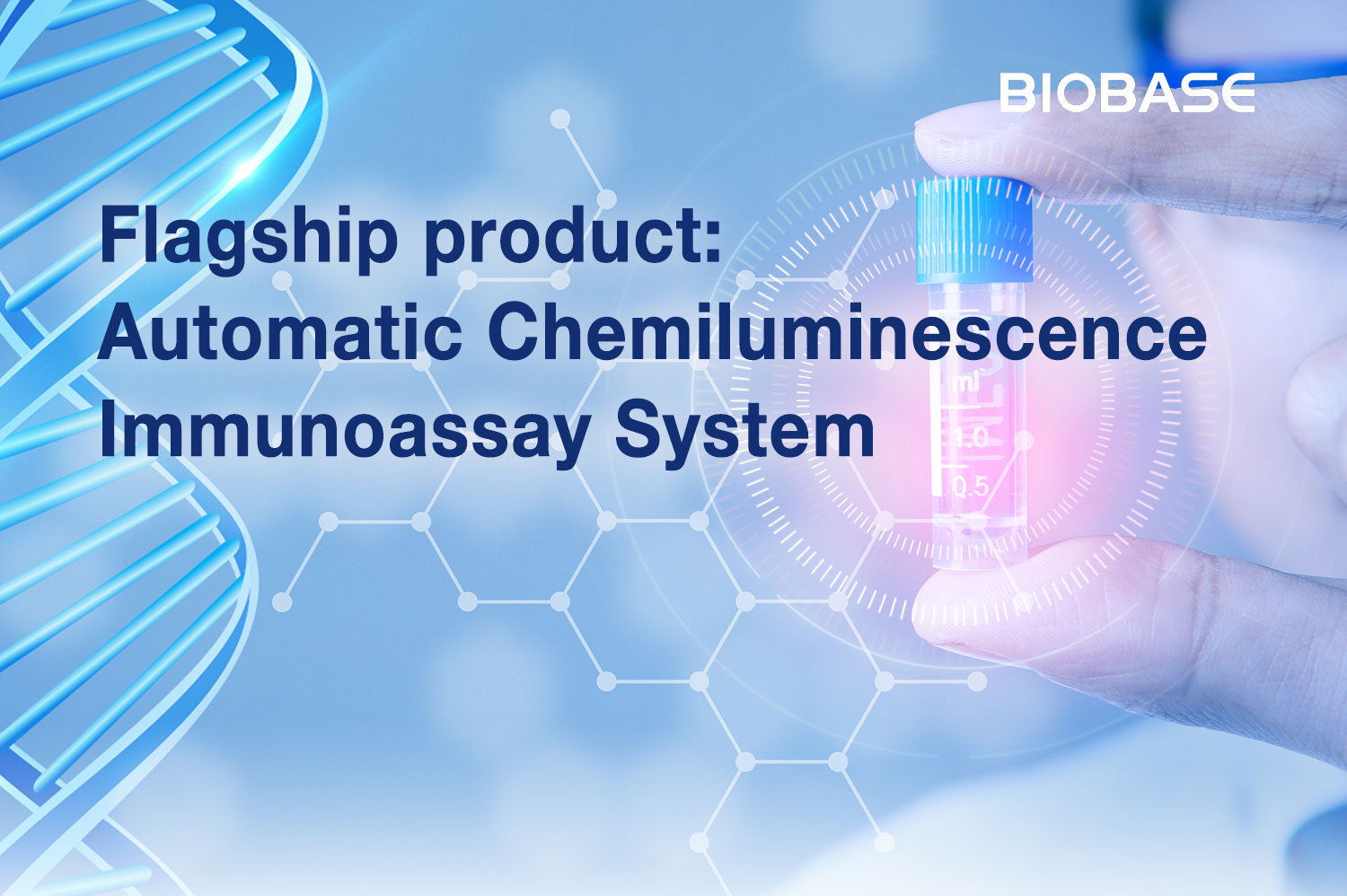 Flagship product: Automatic Chemiluminescence Immunoassay System