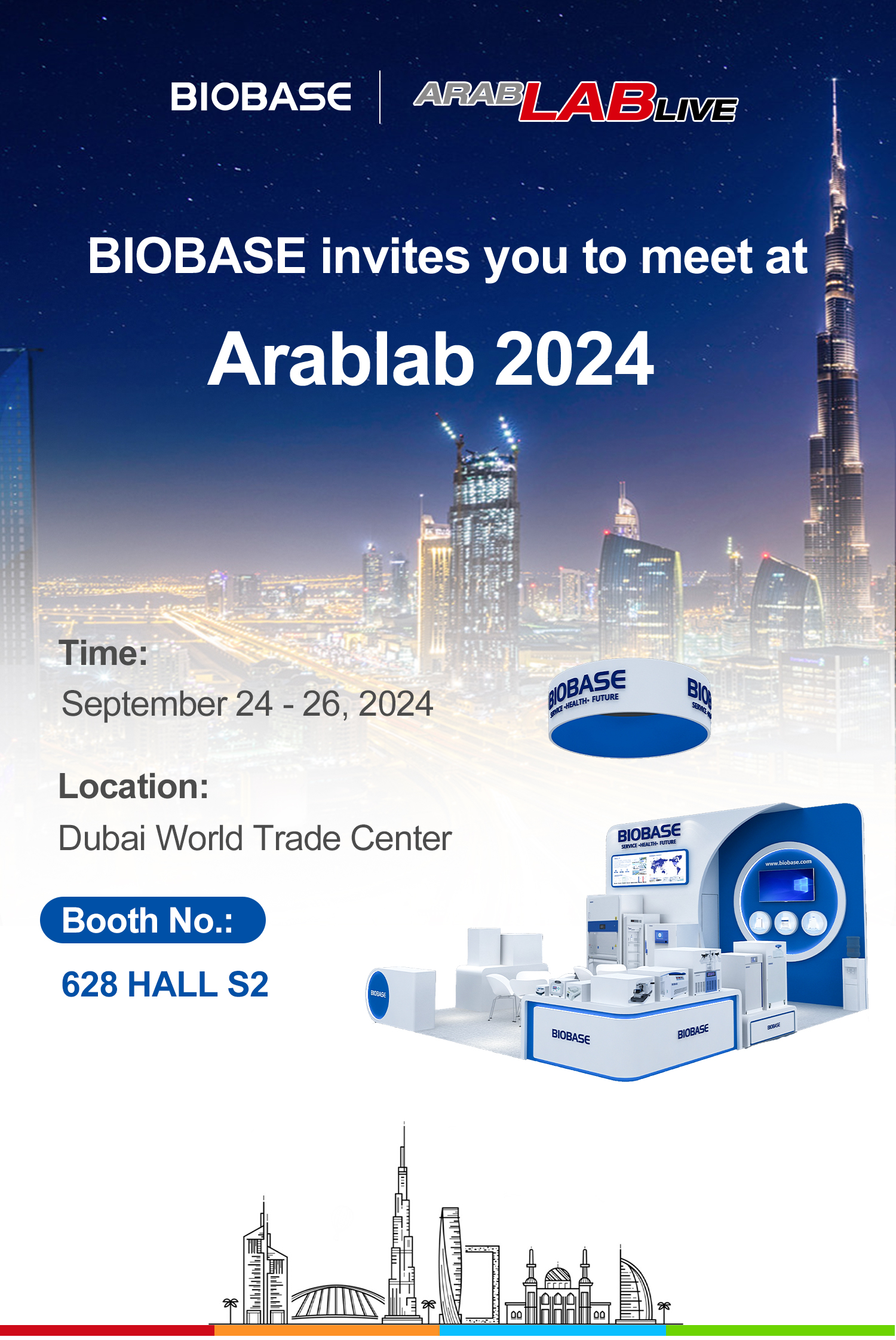 BIOBASE invites you to meet at Arablab 2024