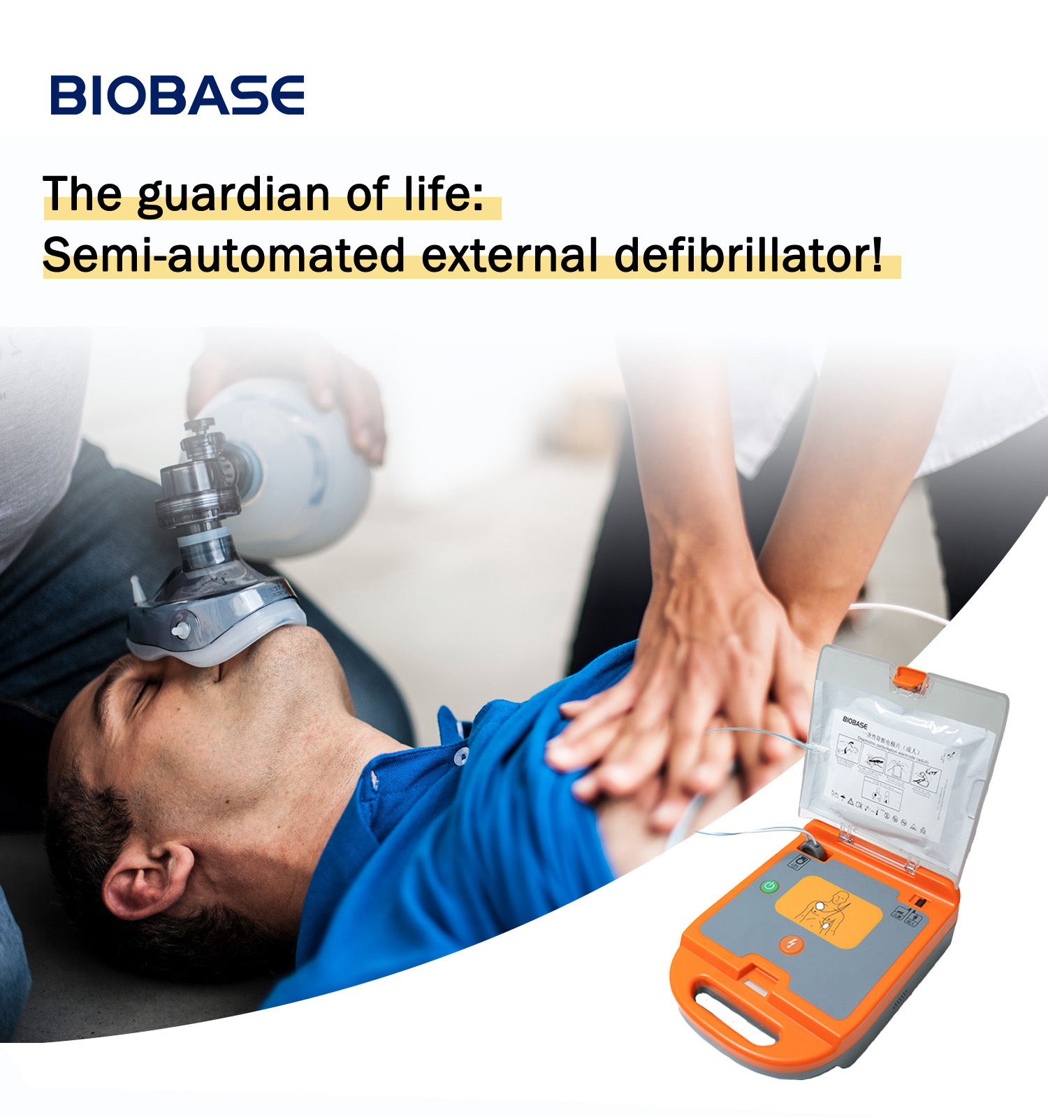 The guardian of life: Semi-automated external defibrillator!