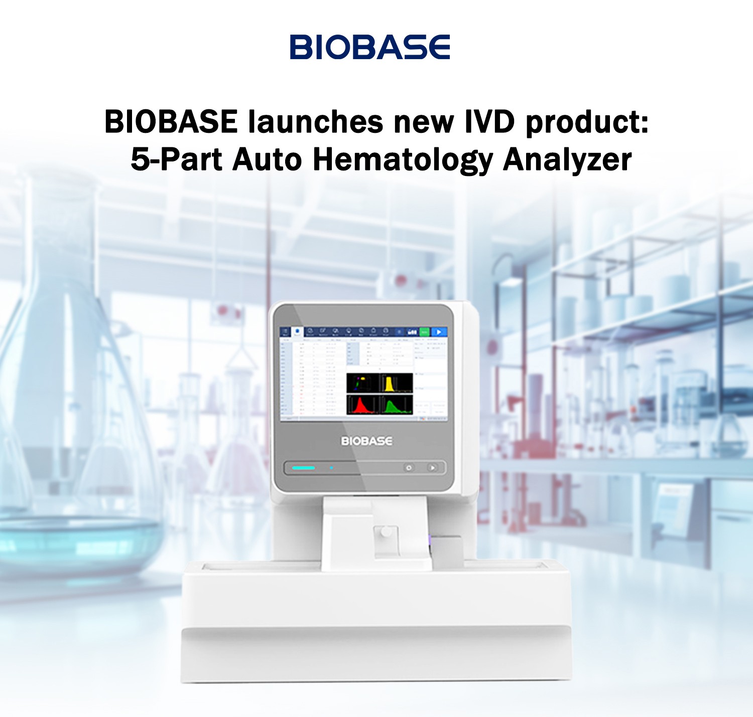 BIOBASE launches new IVD product: 5-Part Auto Hematology Analyzer