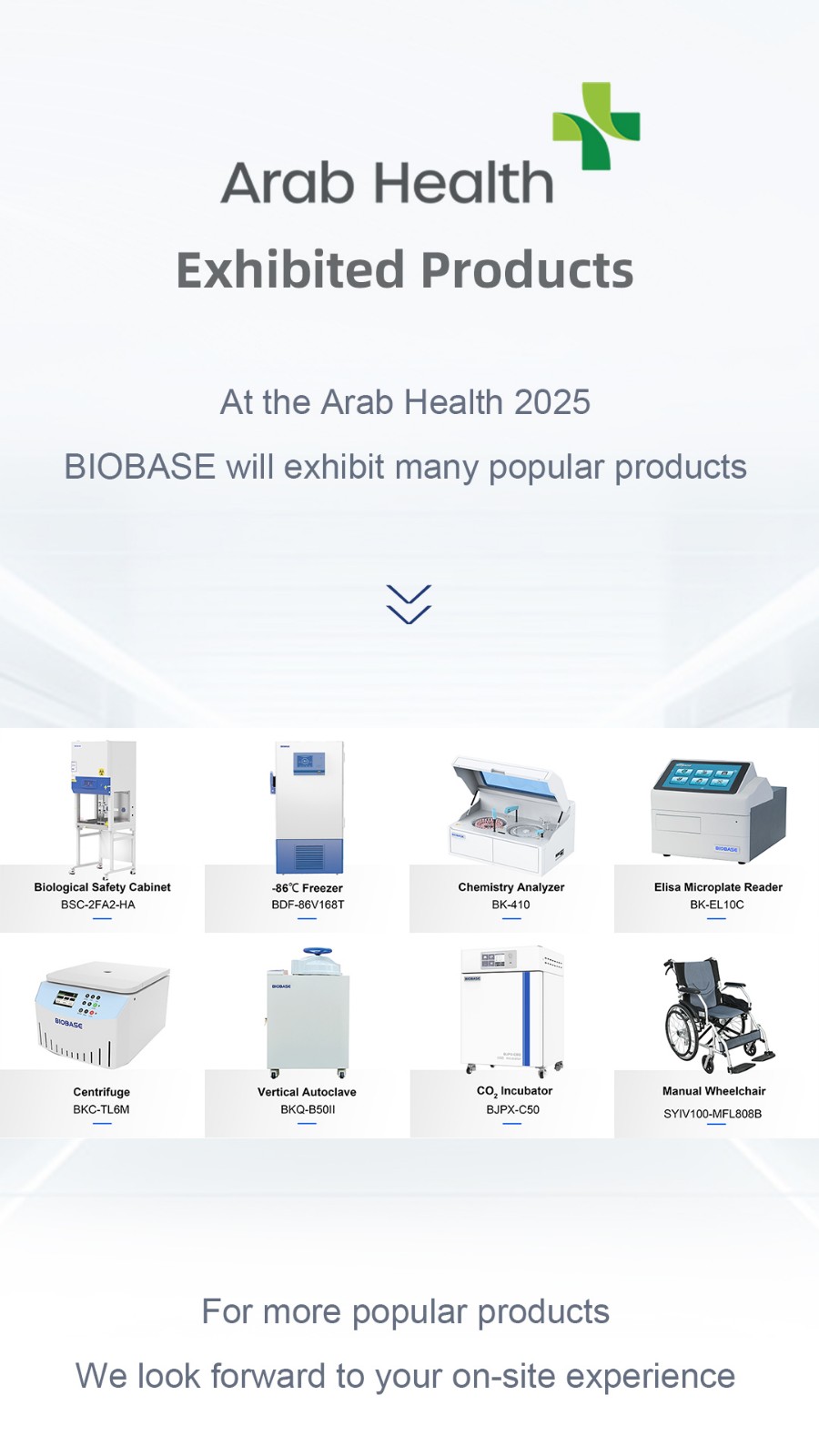 BIOBASE invites you to meet at Arab Health 2025