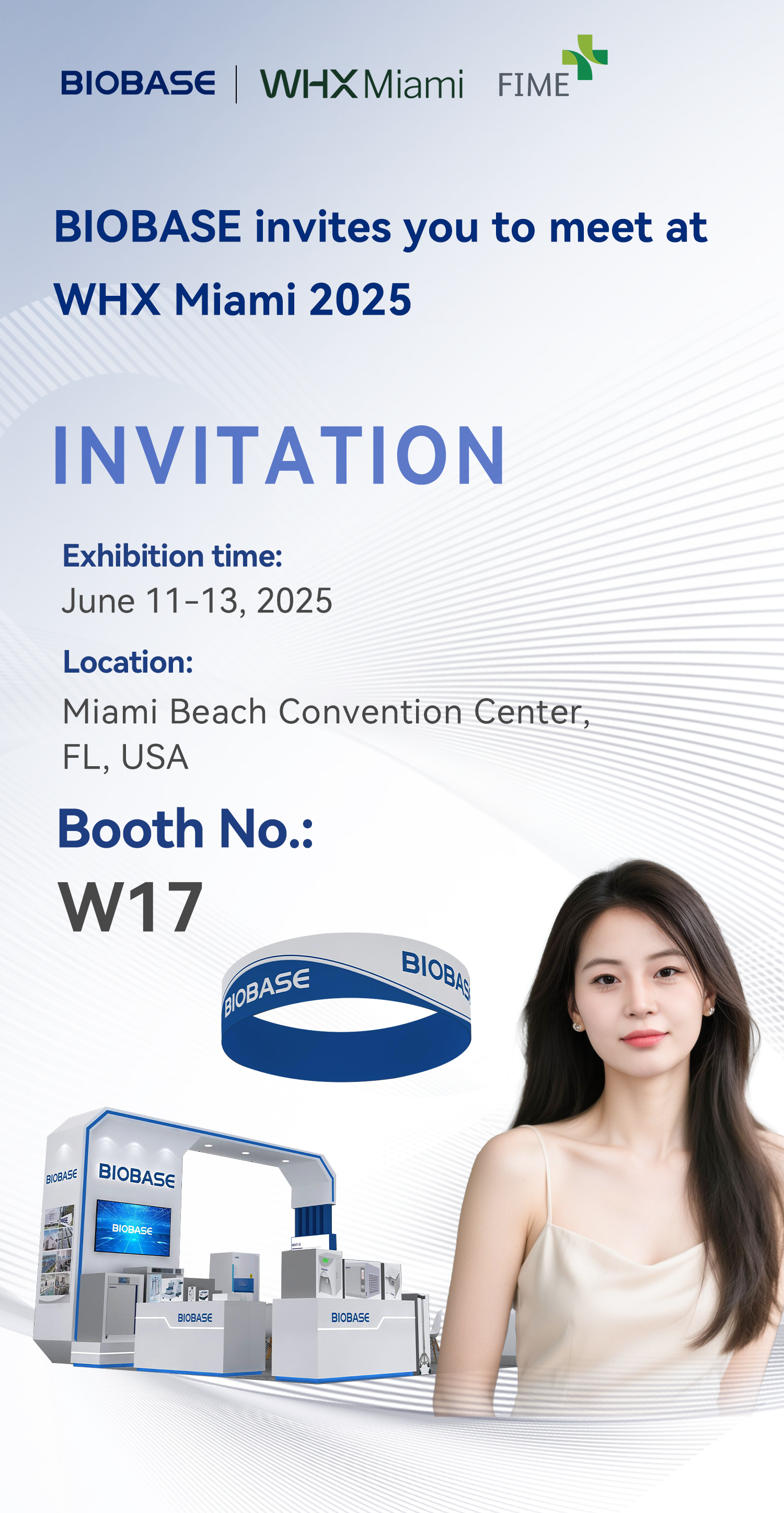 BIOBASE invites you to meet at WHX Miami 2025