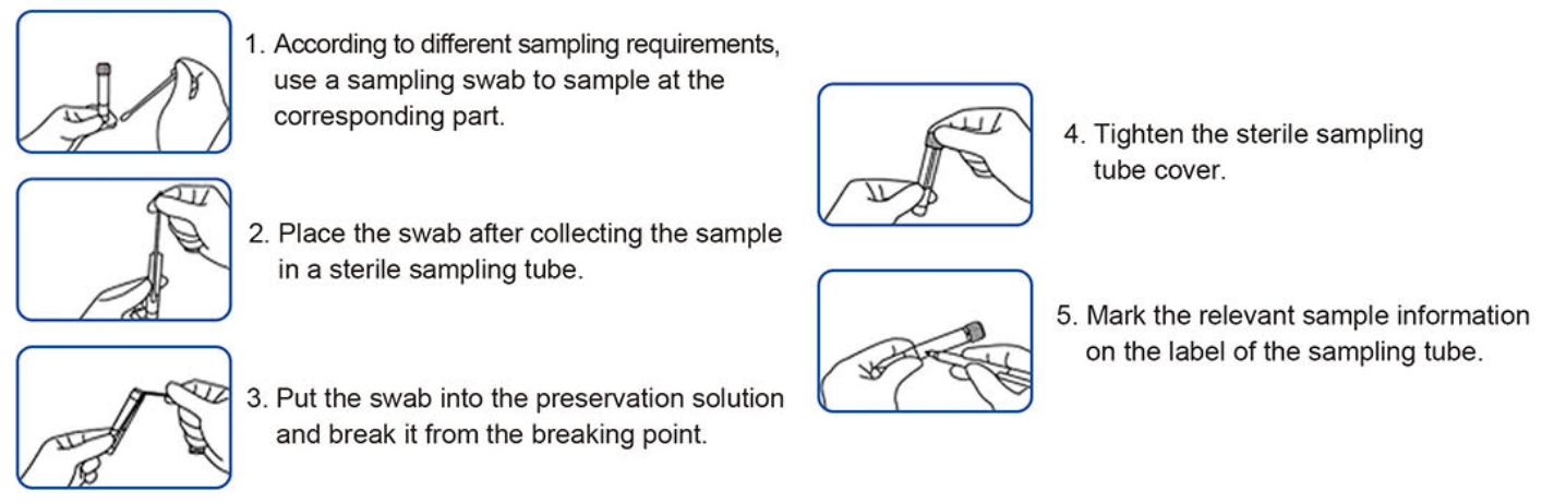 virus sampling tube
