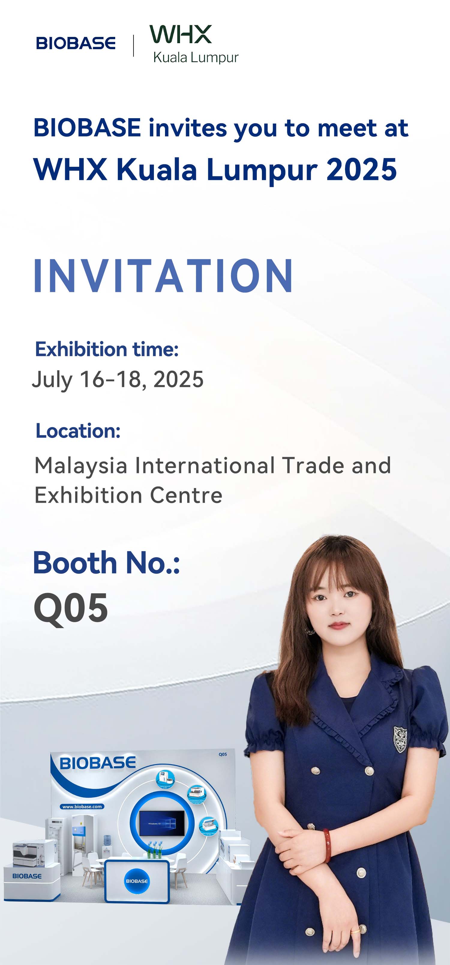 BIOBASE invites you to meet at WHX Kuala Lumpur 2025