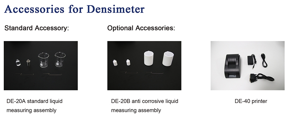 high-precision solid and liquid densimeter