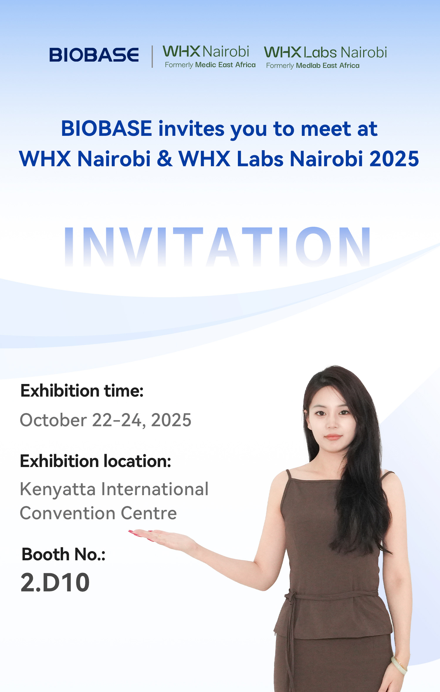 BIOBASE invites you to meet at WHX Nairobi &WHX LABS Nairobi 2025
