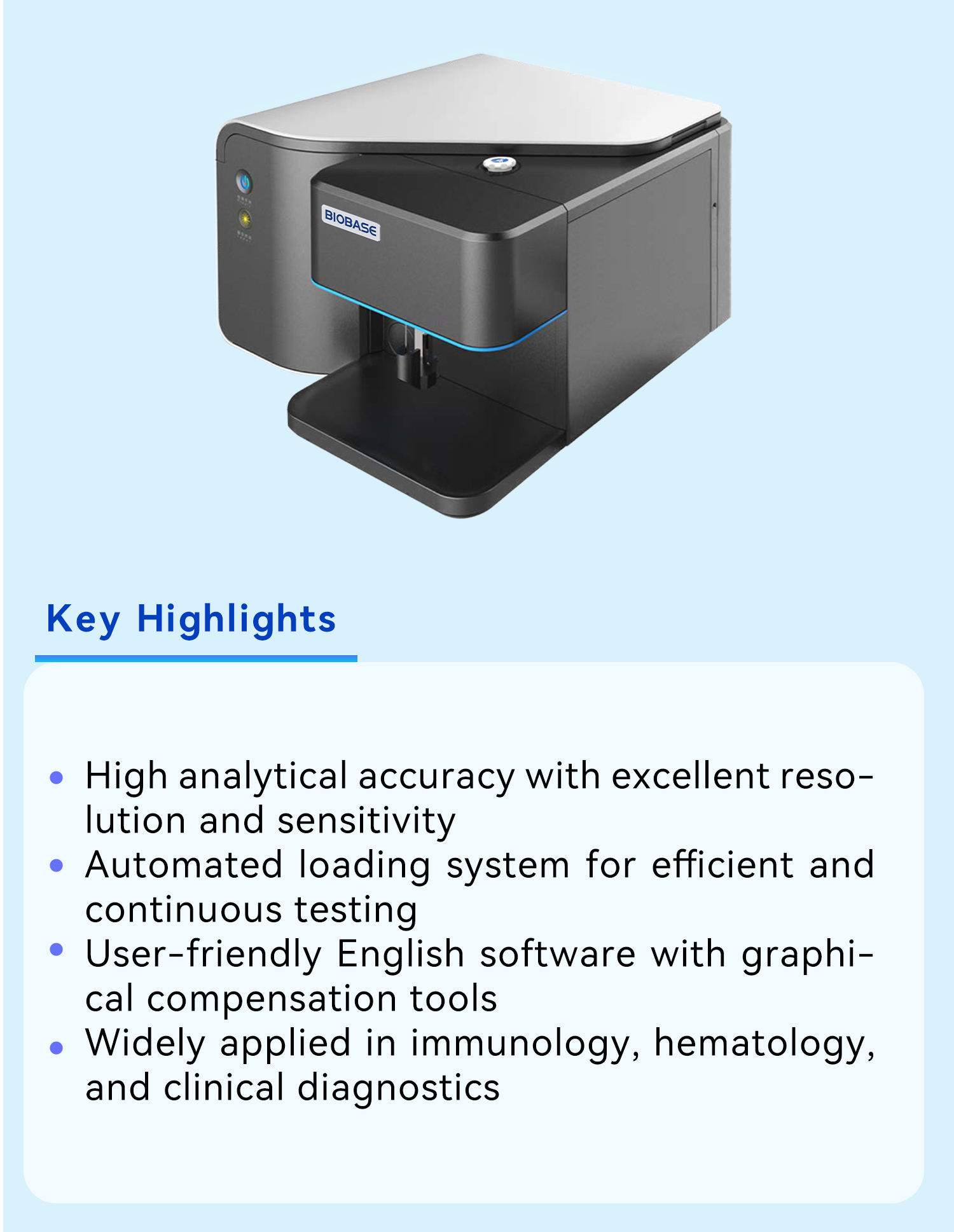 Global Launch | BIOBASE Chemistry & Immunoassay Analyzer and Flow Cytometer at WHX Labs Dubai 2026 Global Launch | BIOBASE Chemistry & Immunoassay Analyzer and Flow Cytometer at WHX Labs Dubai 2026