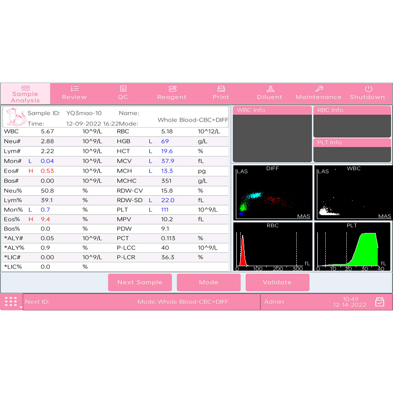 Comprar Analizador automático de hematología veterinaria de 5 partes BH-HA610VET, Analizador automático de hematología veterinaria de 5 partes BH-HA610VET Precios, Analizador automático de hematología veterinaria de 5 partes BH-HA610VET Marcas, Analizador automático de hematología veterinaria de 5 partes BH-HA610VET Fabricante, Analizador automático de hematología veterinaria de 5 partes BH-HA610VET Citas, Analizador automático de hematología veterinaria de 5 partes BH-HA610VET Empresa.