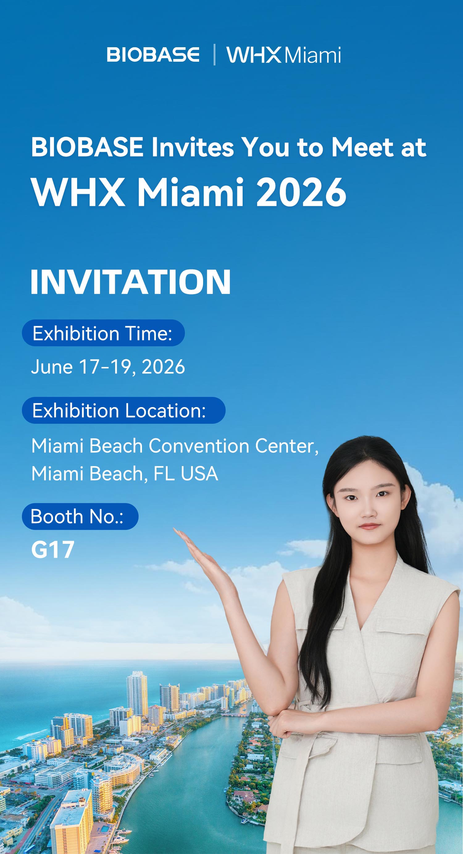 WHX Miami 2026 laboratory equipment exhibitor