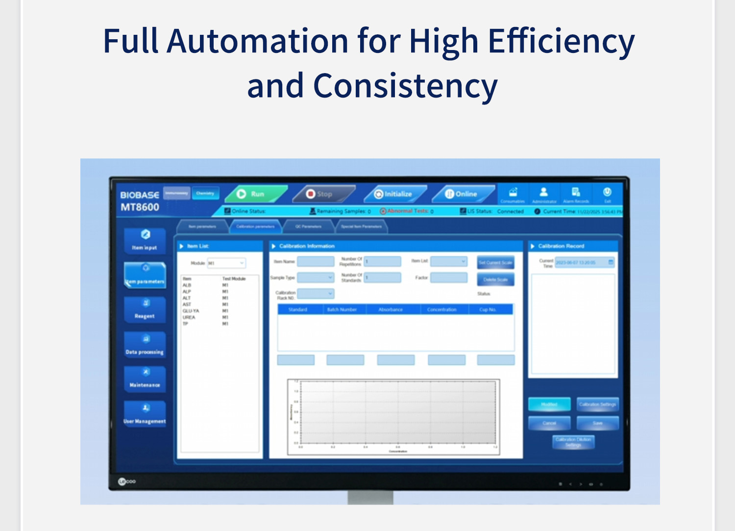 Redefining Laboratory Efficiency | BIOBASE Automatic Chemistry & Immunoassay Analyzer MT8600