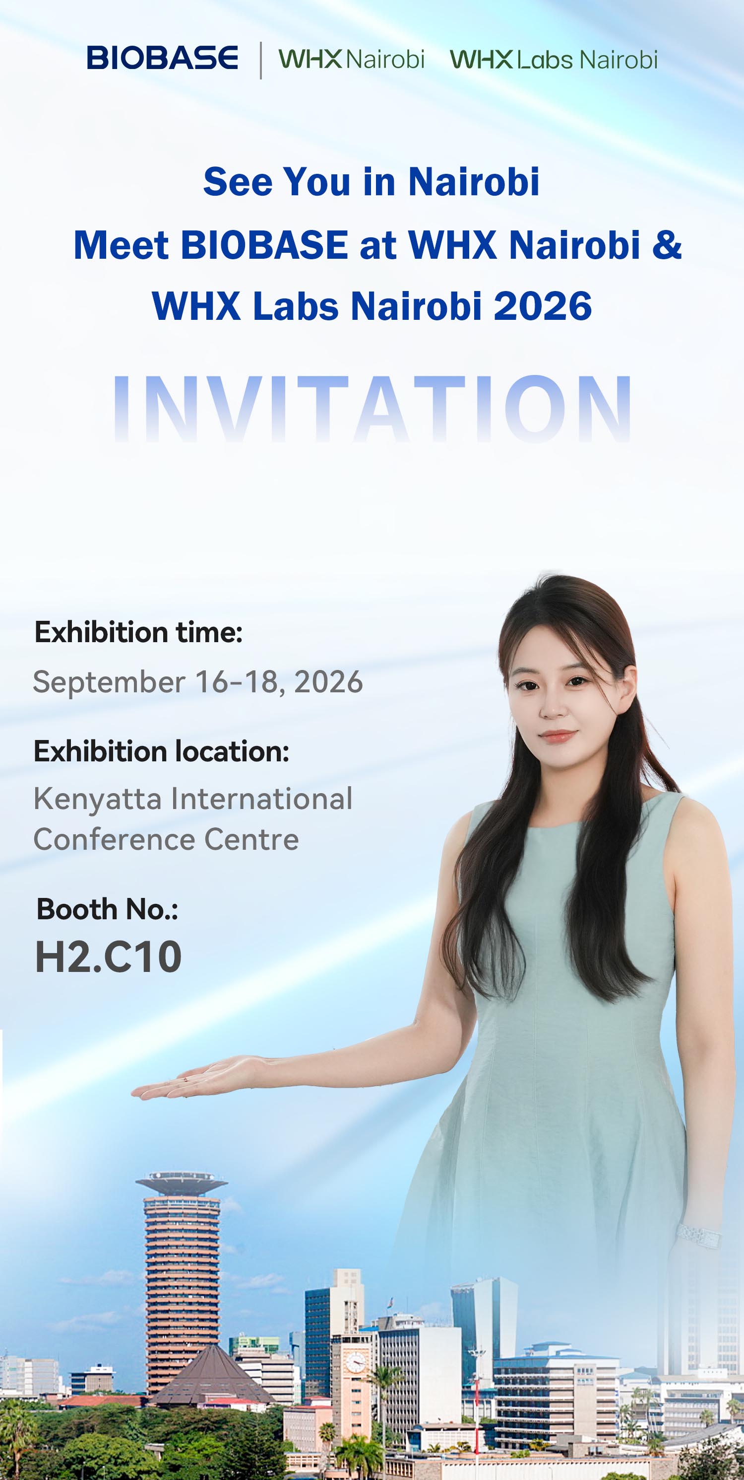 See You in Nairobi | Meet BIOBASE at WHX Nairobi & WHX Labs Nairobi 2026 See You in Nairobi | Meet BIOBASE at WHX Nairobi & WHX Labs Nairobi 2026