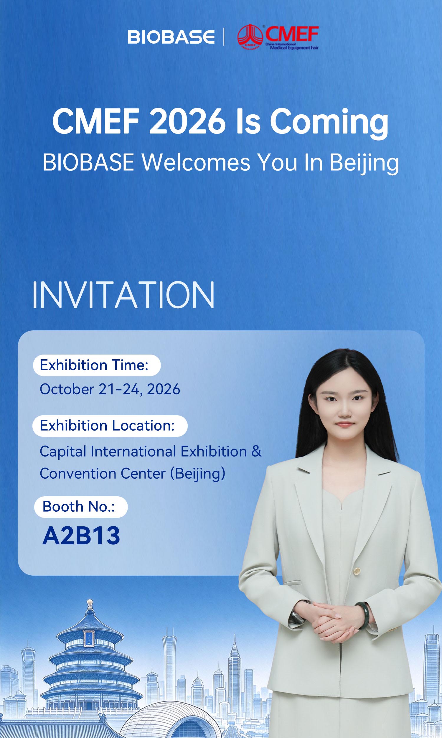 CMEF 2026 Is Coming|BIOBASE Welcomes You in Beijing CMEF 2026 Is Coming|BIOBASE Welcomes You in Beijing