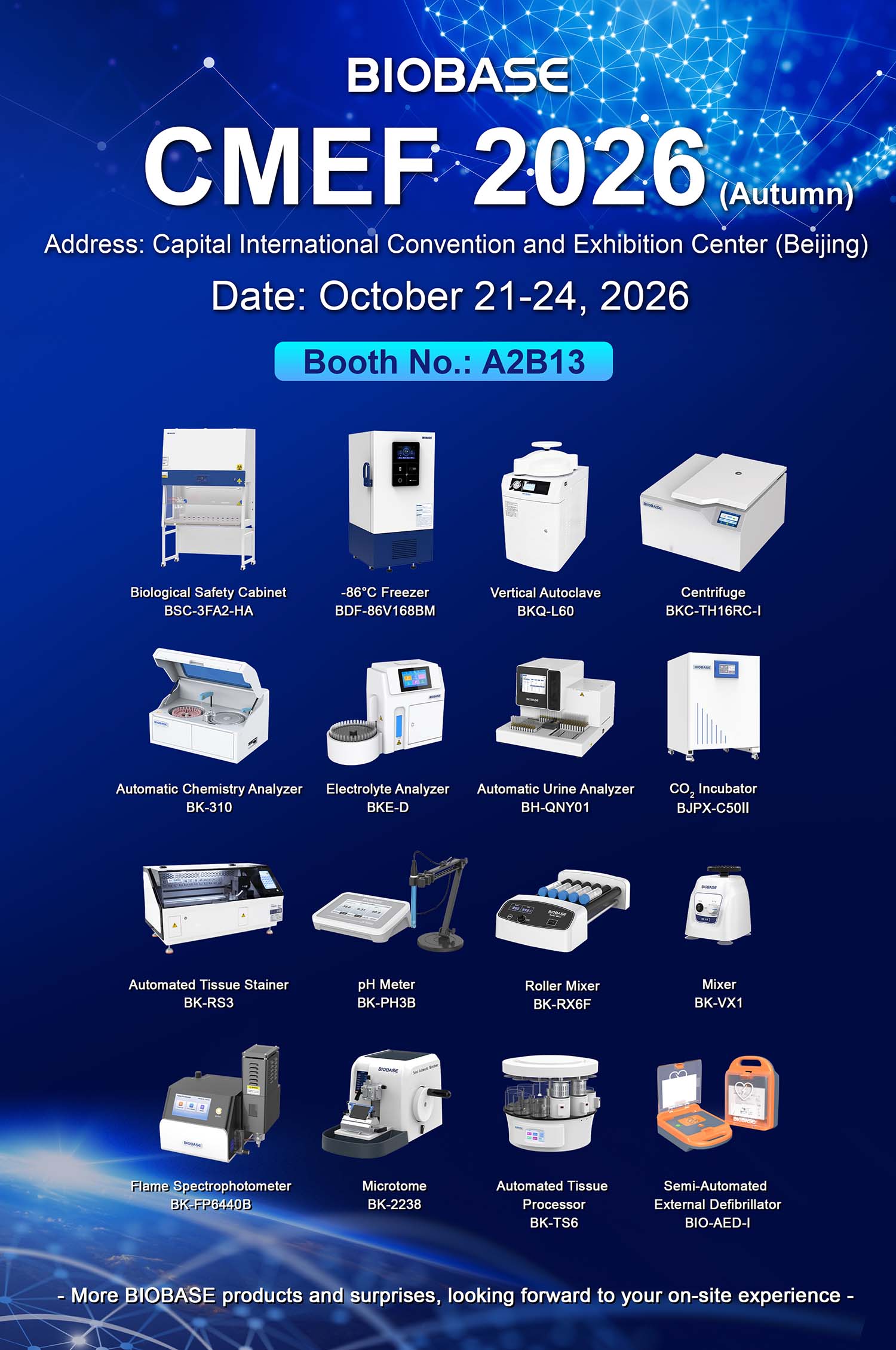 CMEF 2026 Is Coming|BIOBASE Welcomes You in Beijing CMEF 2026 Is Coming|BIOBASE Welcomes You in Beijing
