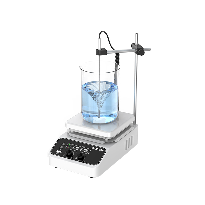 Agitador magnético com placa aquecedora BK-MS400