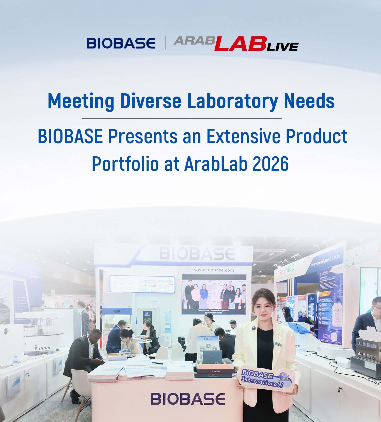 Meeting Diverse Laboratory Needs | BIOBASE Presents an Extensive Product Portfolio at Arab Meeting Diverse Laboratory Needs | BIOBASE Presents an Extensive Product Portfolio at Arab