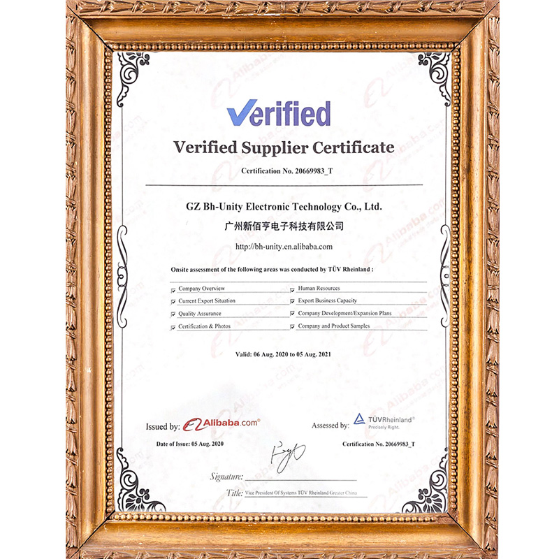 Giấy chứng nhận nhà cung cấp đã xác minh