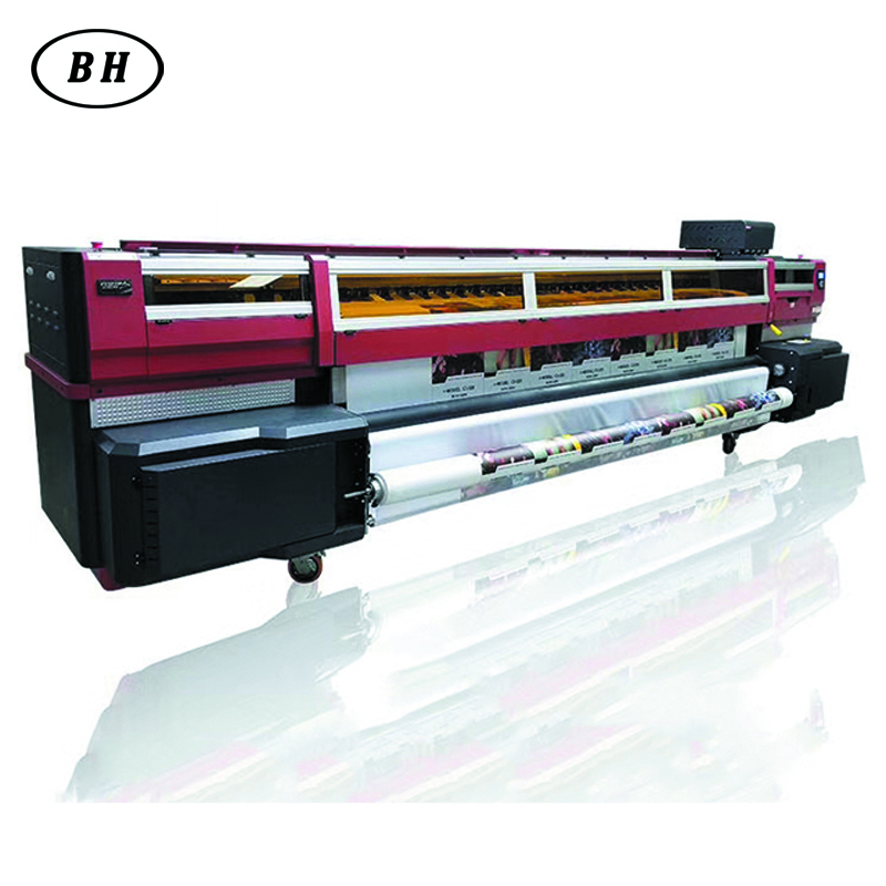 Uv roll-to-roll printermachine voor flexo-afdrukken