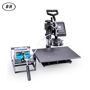 T-Shirt Sublimation Combo Heat Transfer Press Machine