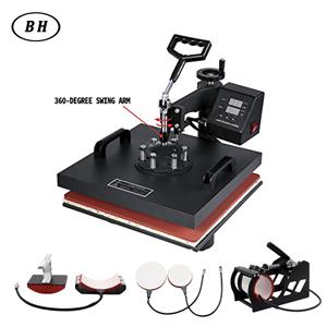 Machine de presse de transfert de chaleur d'impression de tasse portative 5 en 1