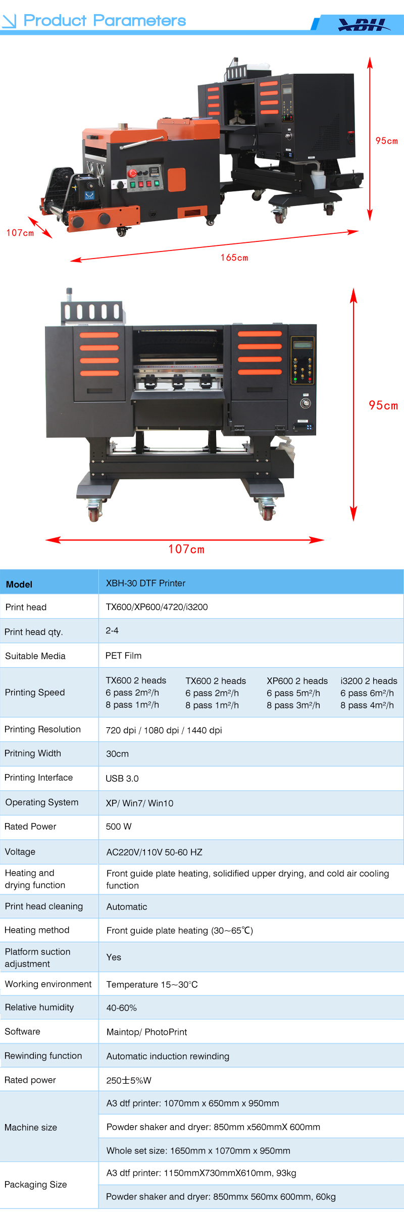 dtf printer a3 i3200