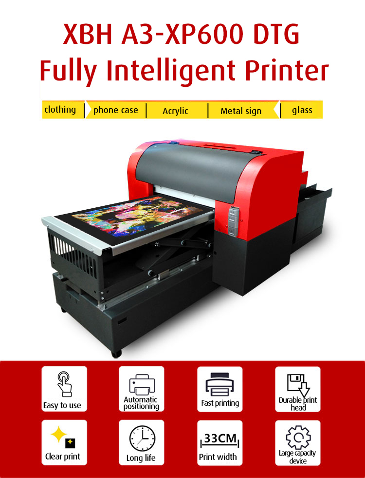 DTG Printer A3 Size Print T-Shirt Machine, Impresoras De Camisetas - China T-Shirt  Printer, DTG Printer